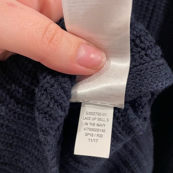 Old Navy Plus Size Lace-Up Bell Sleeve Sweater - In the Navy, XXL, Cozy Winter - Picture 11 of 11